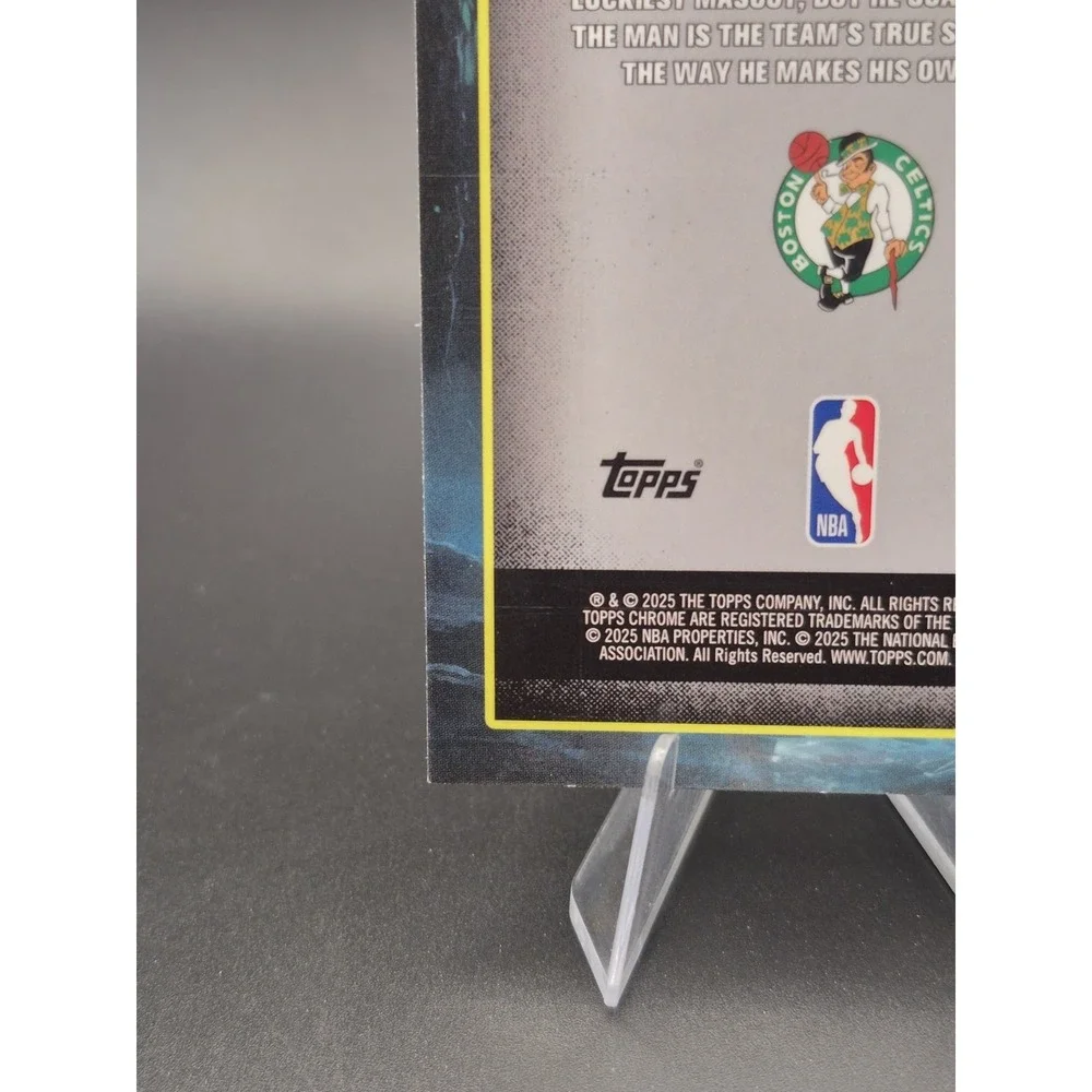 2025-26 Topps Chrome Jayson Tatum ##TT-9 Tall Tales Purple Geometric /75 Celtics